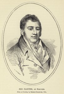 Ned Painter, af Norwich, fra en tegning af George Sharples, 1824 af English School