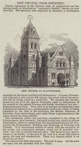 Ny kirke ved Llanymynech (gravering) af English School