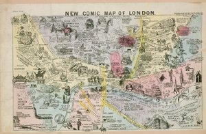 Nyt tegneseriekort over London