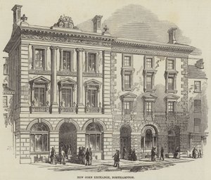 New Corn Exchange, Northampton (gravering) af English School