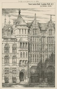 New Curriers Hall, London Wall af English School