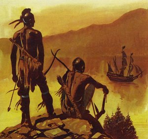New France havde få indbyggere udover de indfødte indianere