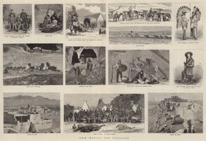 New Mexico og Colorado (gravering) af English School