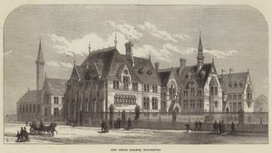 New Owens College, Manchester (gravering) af English School