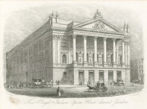 New Royal Italian Opera House, Covent Garden, London af English School