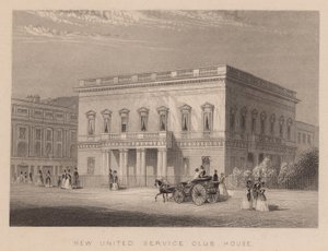 New United Service Club House, London af English School