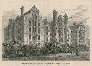 Ny bygning på Brompton Consumption Hospital, London af English School