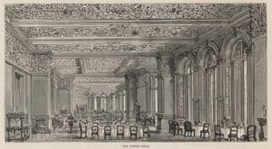 Ny bygning af Constitutional Club i Northumberland Avenue: Kafferummet af English School