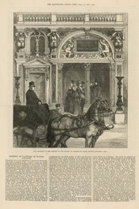 Ny indgang til Malerforeningens galleri i vandfarver af English School