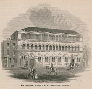 Nye nationale skoler i St Martins-in-the-Fields af English School