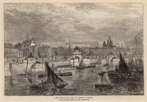 Ny dampbådsmole ved Temple Gardens af English School