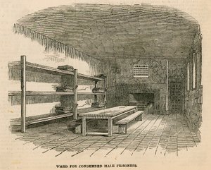 Newgate-Gefängnis. Abteilung für zum Tode Verurteilte