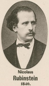 Nicolaus Rubinstein (gravure) af English School