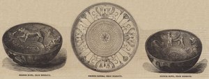 Nimroud Antiquities i British Museum (gravering) af English School