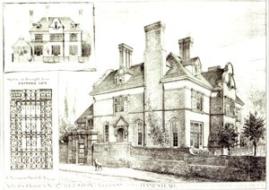 No.17 Kelston, St. Johns Avenue, fra The Building News, 10. februar 1882 af English School