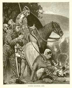 Norman Soldiers, 1066 af English School