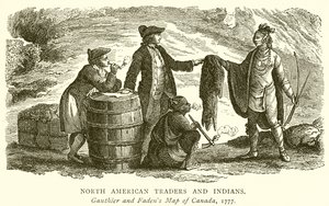 Nordamerikanske handlende og indianere af English School