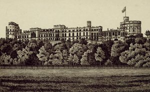 North Front, Windsor Castle af English School