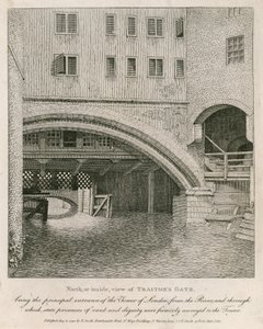Nordlig eller indvendig udsigt over Traitors Gate af English School
