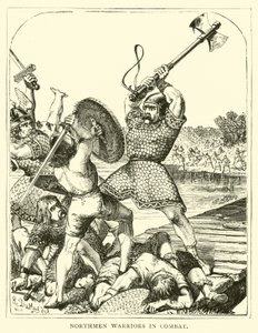 Northmen krigere i kamp af English School