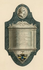 Norwood kirkegård; grav af Francis Ayscough af Southall, Middlesex, død 1788 af English School
