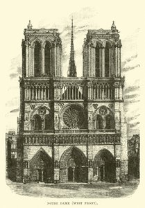 Notre Dame, vestfronten af English School