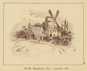 Nun Mill, Bishopthorpe Road, nedrevet 1882 (litho) af English School