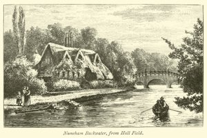 Nuneham Backwater, fra Hall Field af English School