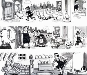 Børnerim illustration af English School