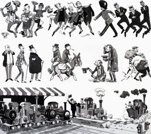 Børnerim illustration af English School