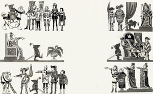 Børnerim illustration af English School