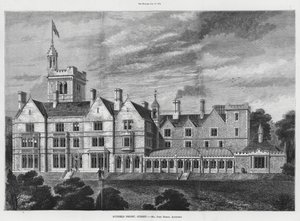 Nutfield Priory, Surrey (gravering) af English School