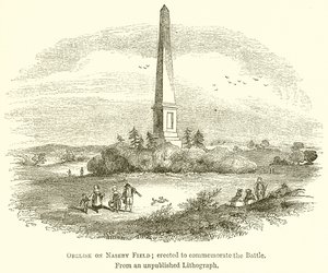 Obelisk på Naseby Mark; Opført for at mindes slaget