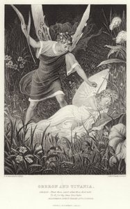Oberon og Titania, Skærsommernatsdrøm, anden akt, scene III af English School