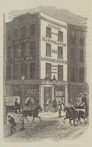 Office of the Illustrated London News (gravering) af English School