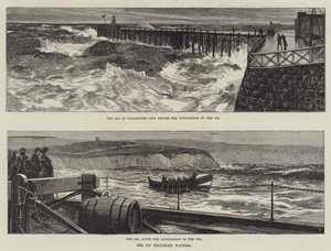 Olie på oprørt vand af English School