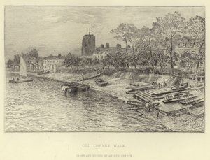 Old Cheyne Walk  af English School