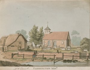 Old Church, Paddington, Middlesex af English School