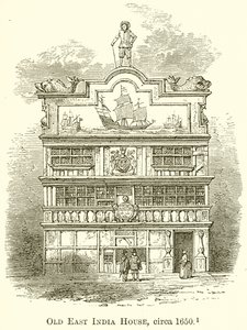 Old East India House, omkring 1650 af English School