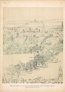 Old London Bridge af English School