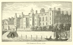 Old Somerset House, 1720  af English School
