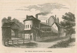 Old White Conduit House tehaver, Pentonville, London af English School
