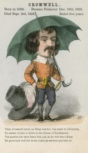 Oliver Cromwell (akvatint) af English School