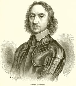 Oliver Cromwell af English School