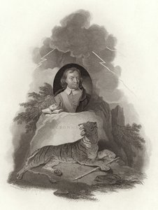 Oliver Cromwell af English School
