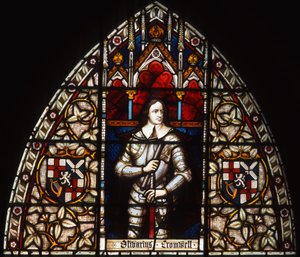 Oliver Cromwell, ca. 1873 af English School