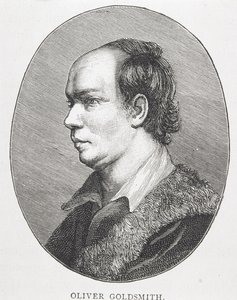 Oliver Goldsmith (1730-74) (gravering) (se også 105778) af English School