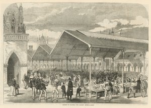 Åbning af Columbia Fish Market i Bethnal Green af English School