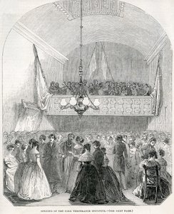 Åbning af Cork Temperance Institute, 1845 af English School