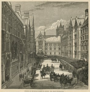 Åbning af De Kongelige Domstole: Den store firkant af English School